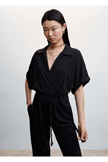 MANGO Woman Jumpsuit Lightweight and Fashionable Design