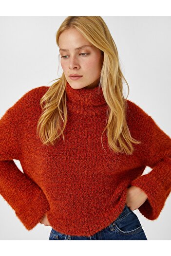 Koton Plush Turtleneck Sweater