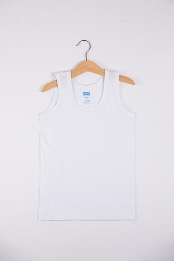 Berrak 1501 Boy 100% Cotton Tank Top 2 Pack