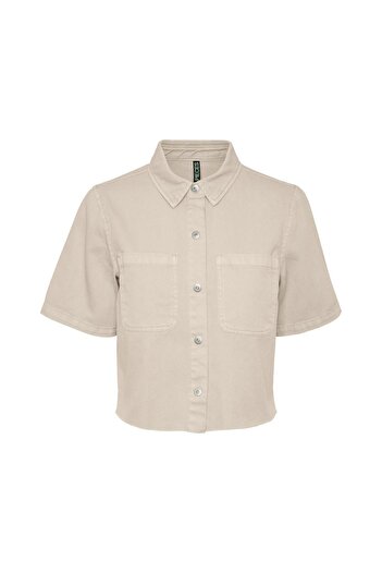 PIECES Shirt Women/Girls Whitecap Gray