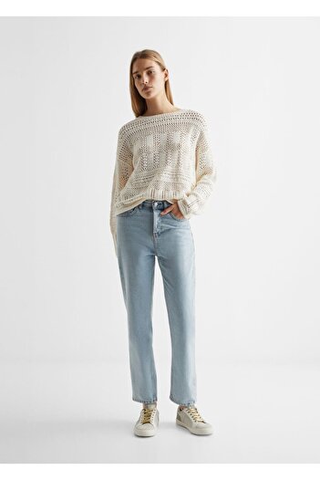 Mango Teen White Sweater with Skirt for