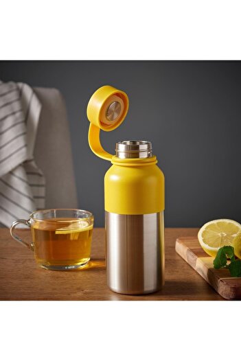 IKEA Hetlevrad Termos - Paslanmaz Çelik - Sarı 0,5 Lt
