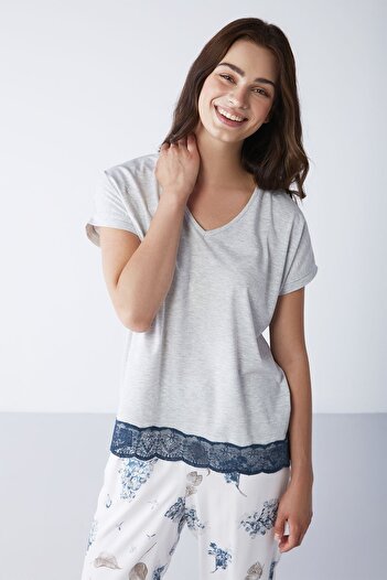 Catherine's Silky Feel Pajama Set