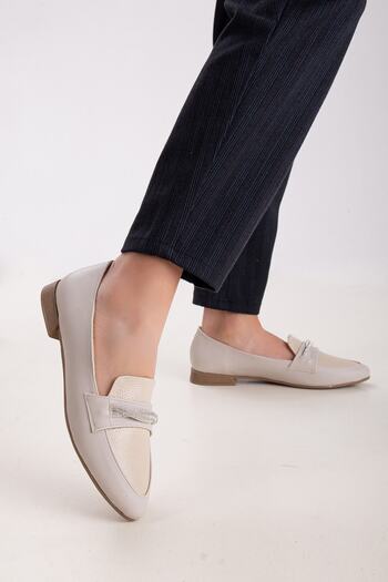 Freemax Women's Summer Comfortable Light Ballerina Shoes Beige