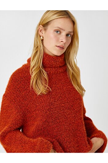 Koton Plush Turtleneck Sweater