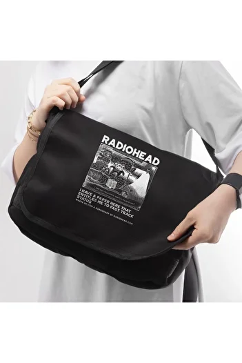 Touz Radiohead Printed Unisex Messenger Bag