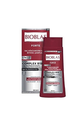 Bioblas 360ml Herbal Forte Anti Hair Loss Shampoo