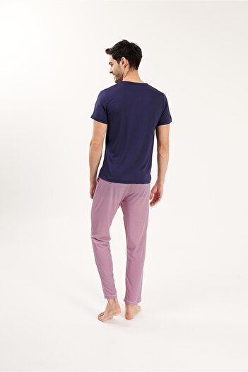 Yeni İnci Half Sleeve Men's Pajama Set Epj841