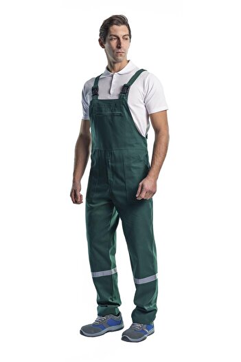 Şensel Reflective Gardener Jumpsuit, Dark Green-8E1921- Uniform