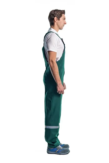 Şensel Reflective Gardener Jumpsuit, Dark Green-8E1921- Uniform