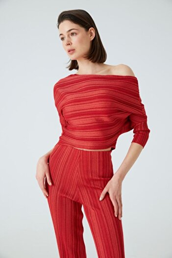 JOIN US Off Shoulder Bat Sleeve Blouse