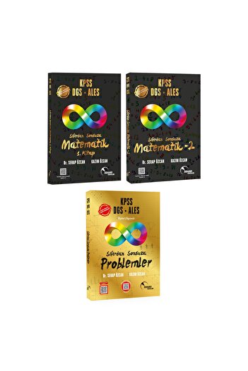 Doktrin Yayınları Ags/kpss/dgs/ales Sıfırdan Sonsuza Matematik 1.-2.kitap Ve Problemler (ÜÇLÜ SET)