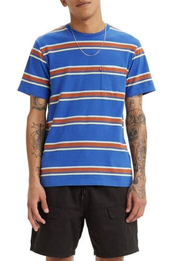 Levi's Men's Standard Pocket Striped T-shirt - 19342-0281
