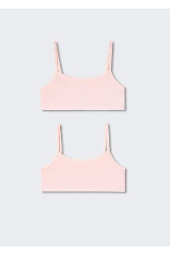 MANGO Kids 2-teilige Baumwollbluse