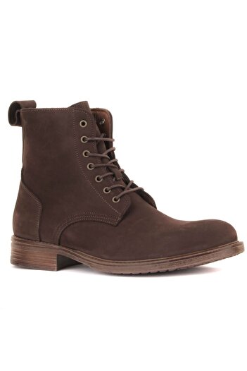 SailLakers - Καφέ ανδρικές μπότες Nubuck 102-6014-GOL