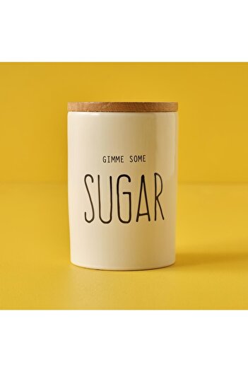 Bella Maison Sugar Stoneware Storage Container White 9X7.5 cm