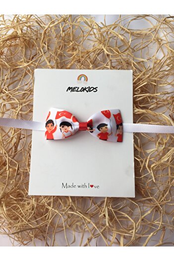 Melo 23 April Turkish Flag Boy's Bow Tie Collar
