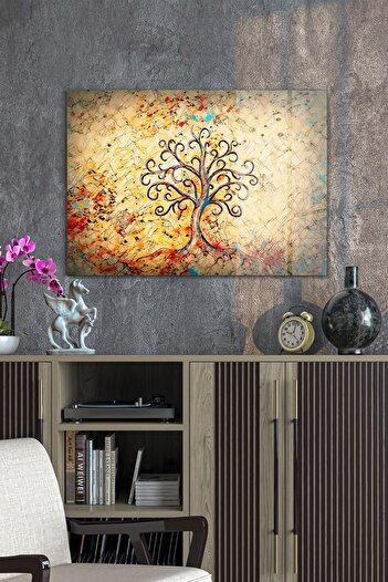 Decovetro Glass Painting Colorful Tree of Life