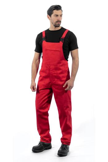 Şensel Overalls Gardener, Red -8E1002- Uniform, Sling Overalls