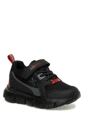 Kinetix Helium J 3fx Black Boy's Sports Shoes