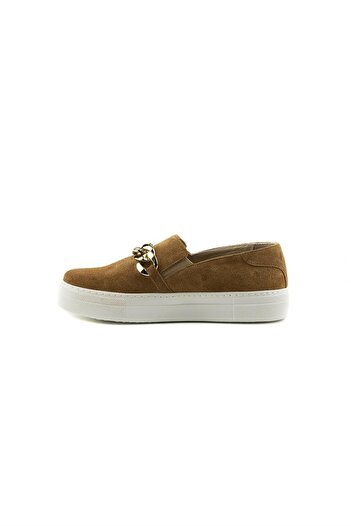 TOGO Taba Süet Kadın Sneaker Ayakkabı