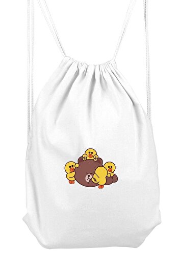 herotasarım Line Brown Friends Bll3835 Спортивний рюкзак
