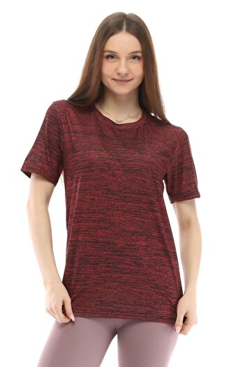 GHASSY CO. Women's Moisture Wicking Active Gym Fitness Running Performance Outdoor Sports Tshirt