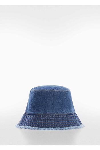 MANGO Woman Pălărie din denim