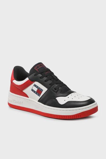 Tommy Jeans Kožené Sneaker Boty - Logo, Pánské, Em0Em01162 Xnl