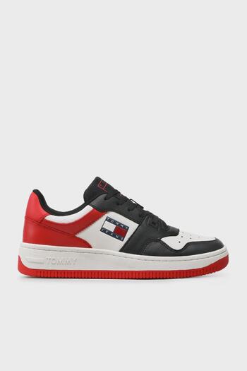 Tommy Jeans Kožené Sneaker Boty - Logo, Pánské, Em0Em01162 Xnl