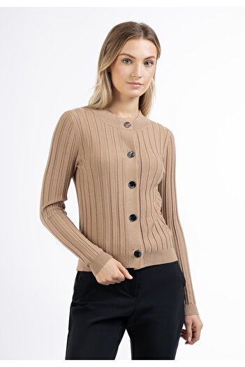 Dreimaster Classic cardigan with buttons iridia