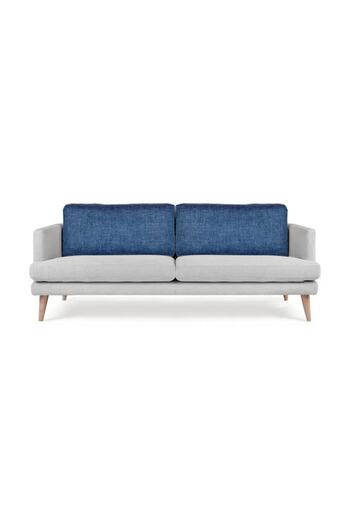 AYPETEKS Blue Straw Linen Box Model Sofa Back Throw Pillow Cover - Sofa Cushion - Large Throw Pillow Cover