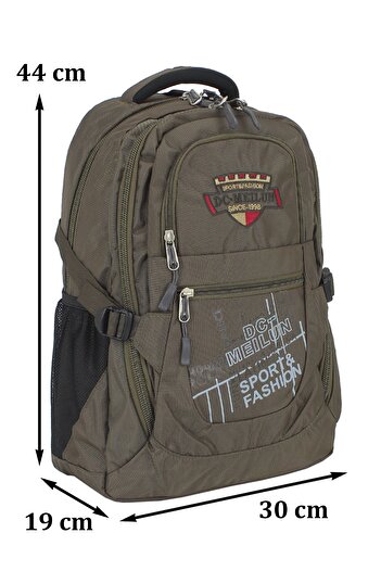 DC MELIUN Imported School Backpack with Side Pocket Back Protection Support Waterproof