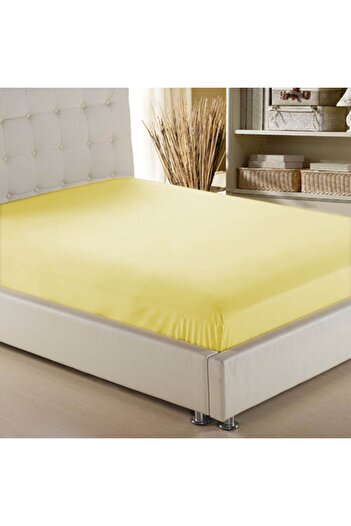 güllüce ev tekstil ürünleri Fitted Sheet Yellow