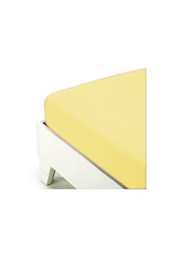 güllüce ev tekstil ürünleri Fitted Sheet Yellow
