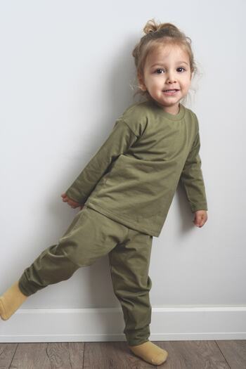 Vennusbaby Spring Combed Cotton Top and Bottom Children's Set
