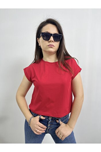 ubmbutik Crew Neck T-Shirt Crop