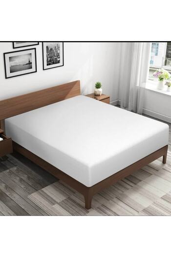 güllüce ev tekstil ürünleri Fitted Sheet White
