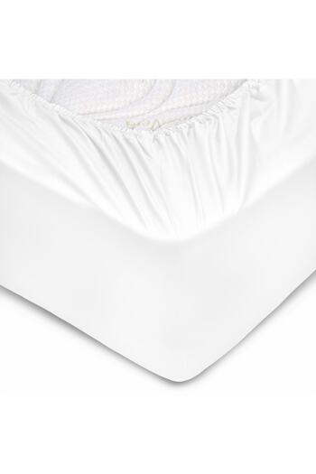 güllüce ev tekstil ürünleri Fitted Sheet White