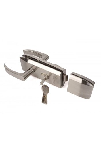 Universal Kahe Glass Door Handle Building Free Lock Stainless