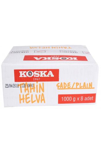 Koska 1kg Halva - Plain Box of 8