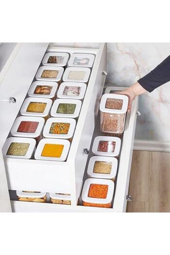 VİP AHMET Vip Ahmet 5-Piece Square Storage Container
