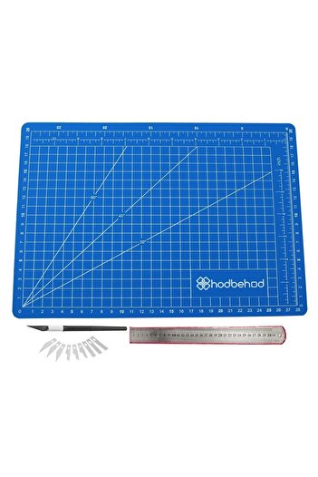hodbehod A3 45x30cm Blue Hobby Cutting Mat Double Sided Cutting Mat Set