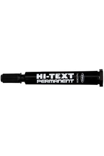 Noki Hitext Marker Pen Cut Point Black 12 Pieces 830-pcs (1 Pack 12 Pieces)