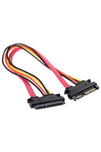 Alfais 4617 Sata Power Uzatma Kablosu 15+7 Pin (erkek - Dişi)