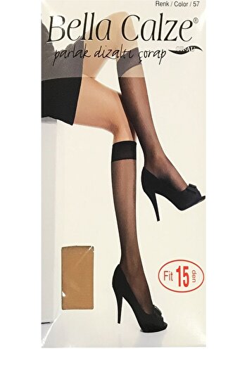 Bella Calze Skin Color Knee Socks 12 Pieces