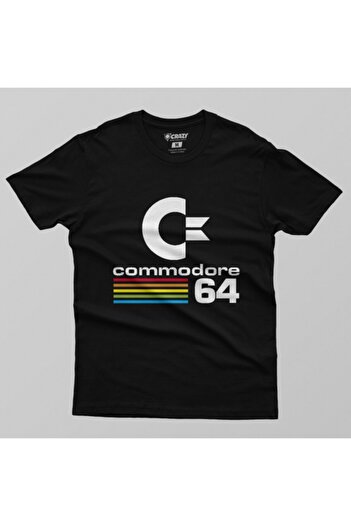 Crazy Ανδρικό μπλουζάκι με έγχρωμο λογότυπο Commodore64