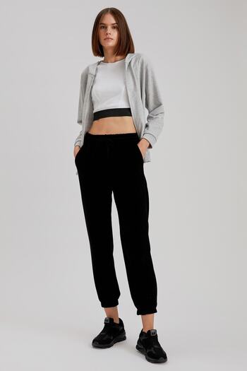 DeFacto Fit Jogger Standard Fit Soft Fuzzy Trousers