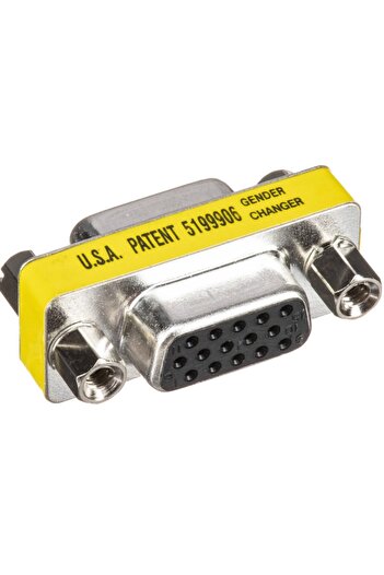 Alfais 4813 Vga To Vga Dişi Dişi Çevirici 15 Pin Dönüştürücü Adaptör