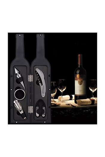Touch Me 5 Piece Opener Corkscrew and Wine Accessory Set